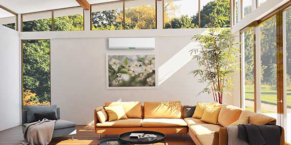 LG Mini Slit Heat Pumps provide excellent zoned comfort year round!